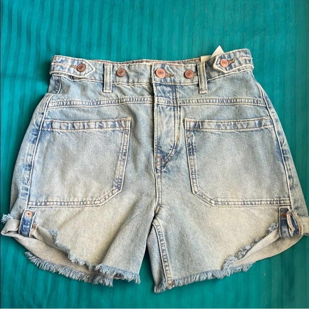 Free People, We The Free, Palmer Shorts, La La Land, Size 25 - Picture 2 of 4